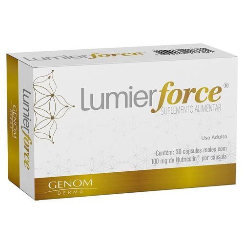 Suplemento Alimentar União Química Genom Lumier Force 30 Cápsulas
