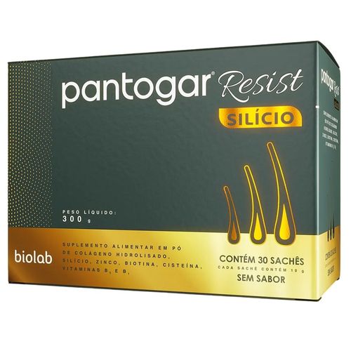 Complemento Alimentar Pantogar Resist Silício 30 Sachês