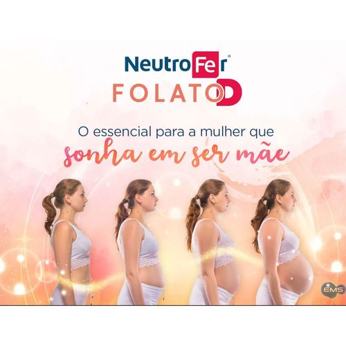 Suplemento Alimentar Sigma Pharma Neutrofer Folato D 30 Comprimidos