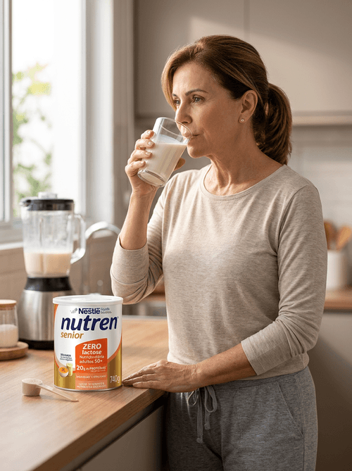 Complemento Alimentar Nutren Senior Zero Lactose Sem Sabor 740g