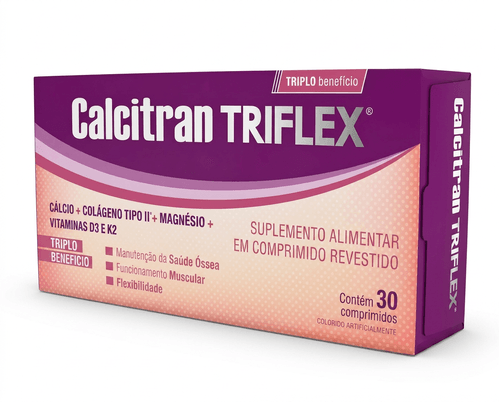 Suplemento Alimentar Calcitran Triflex 30 Comprimidos