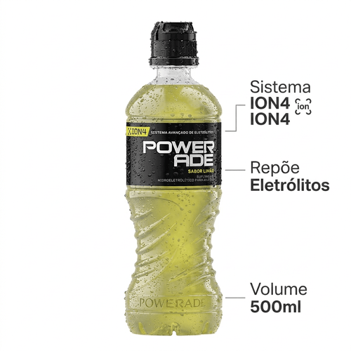 Isotônico Powerade Limão 500ml