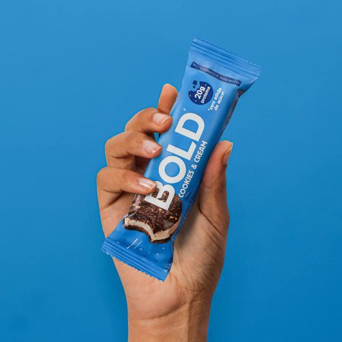 Barra de Proteína Bold Cookies & Cream 60g