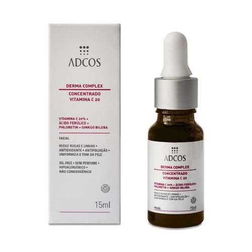 Sérum Anti-Idade Adcos Derma Complex Vitamina C - 15ml