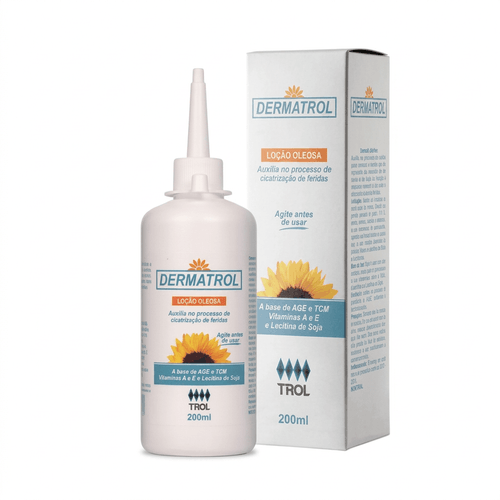 Óleo Corporal de Girassol Dermatrol 200ml