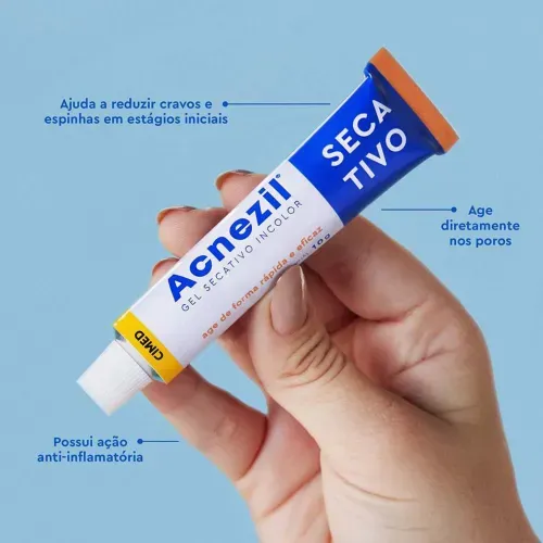 Gel Secativo Acnezil com Ação Rápida 10g
