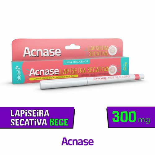 Lapiseira Secativa para Cravos e espinhas Acnase 0,3g
