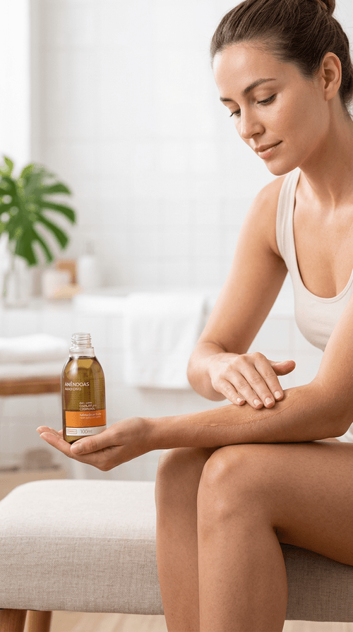 Óleo Corporal Farmax com Óleo de Amêndoas 100ml