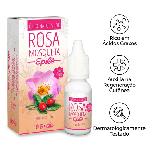 Óleo Corporal Epilê com Rosa Mosqueta 10ml