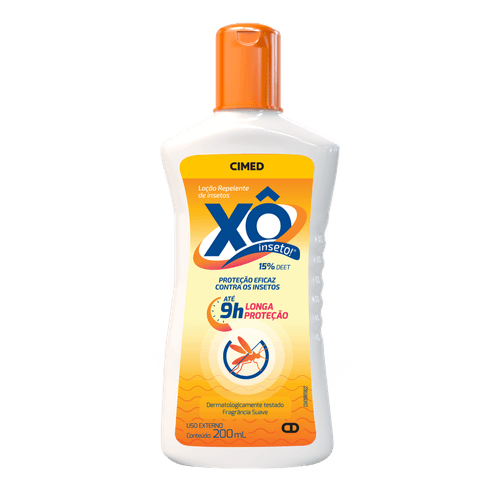 Repelente em Loção Xô Inseto com 15% de DEET 200ml