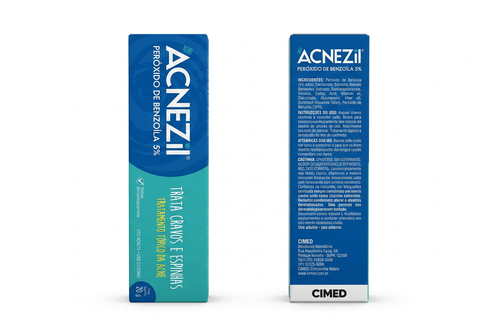 Gel para Acne Acnezil com Peróxido de Benzoíla 20g