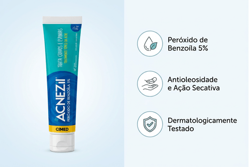 Gel para Acne Acnezil com Peróxido de Benzoíla 20g
