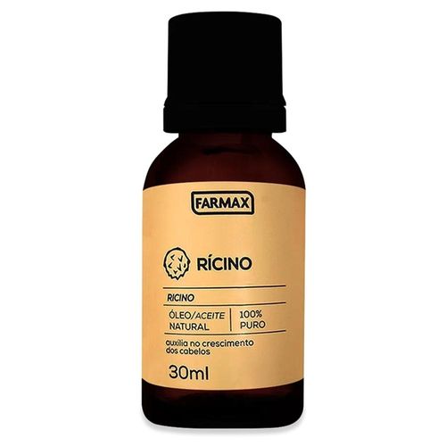 Óleo Capilar Farmax com Óleo de Rícino Puro 30ml