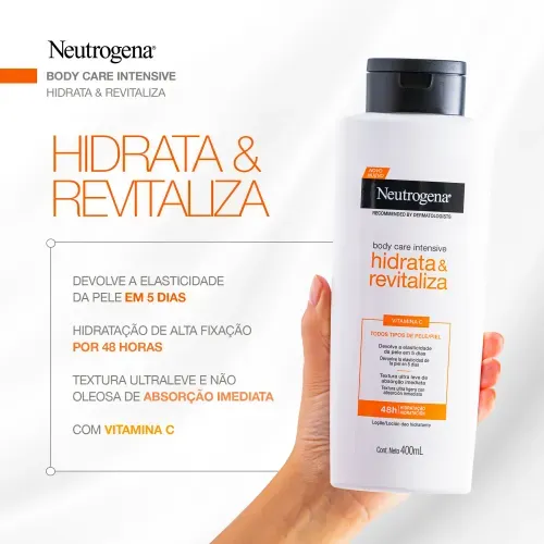 Hidratante Corporal Neutrogena Body Care Intensive com Vitamina C 400ml