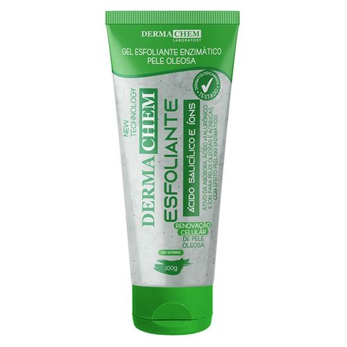Gel Esfoliante Facial Dermachem com Ácido Salicílico e Enzimas 100g