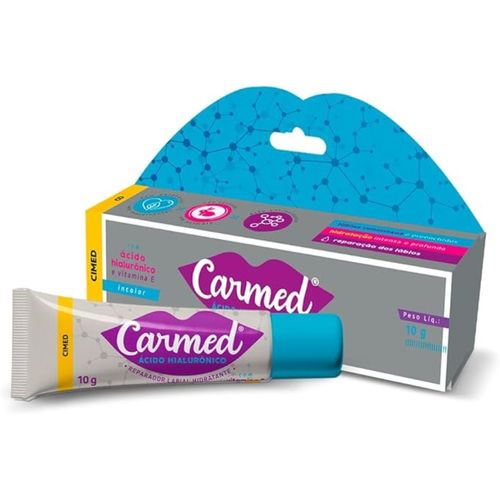 Hidratante Labial Carmed com Ácido Hialurônico 10g