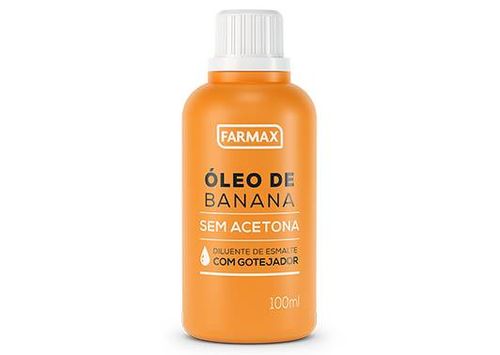 Diluidor de Esmalte Farmax com Óleo de Banana 100ml
