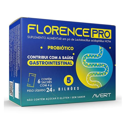 Probiótico Biolab Florence Pro 5 Bilhões UFC 6 Sachês