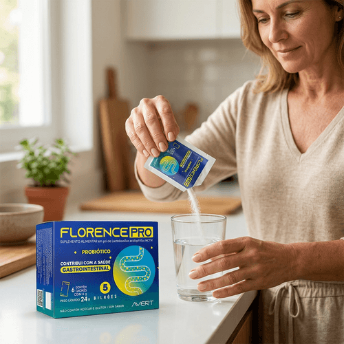 Probiótico Biolab Florence Pro 5 Bilhões UFC 6 Sachês