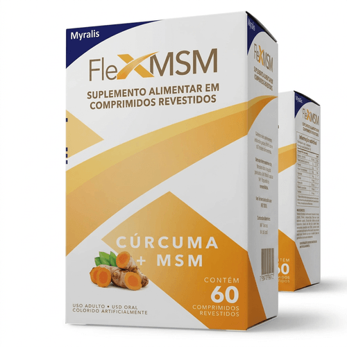 Suplemento Alimentar Myralis Flex MSM Cúrcuma 60 Comprimidos