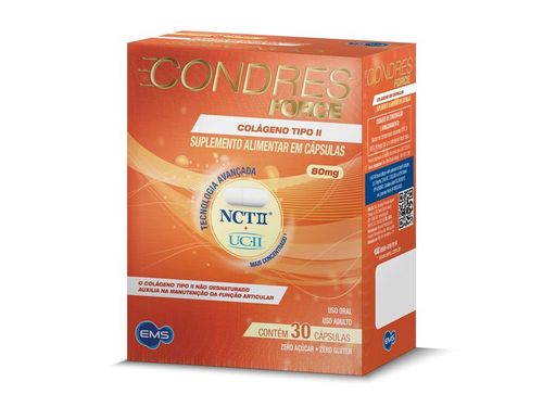 Colágeno Tipo II Sigma Pharma Condres Force 40mg 30 Cápsulas