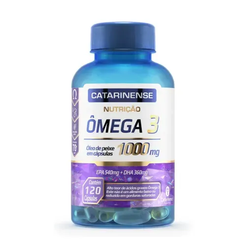 Ômega 3 Catarinense 1000mg com 120 Cápsulas - Catarinense