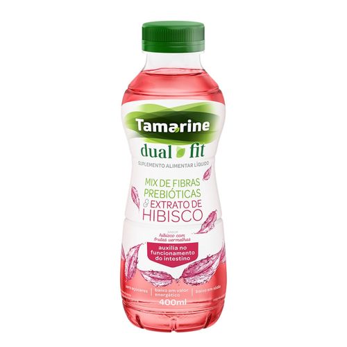 Complemento Alimentar Tamarine Dual Fit Hibisco e Frutas Vermelhas 400ml