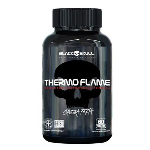 Termogênico Black Skull Thermo Flame 360mg 60 Tabletes