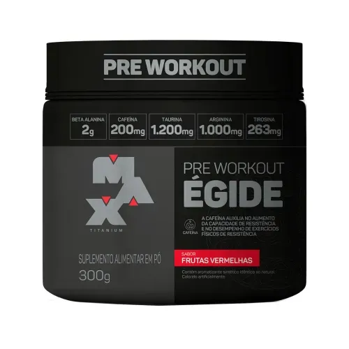 Pré Treino Égide Pote com 300g - Sabor Frutas Vermelhas