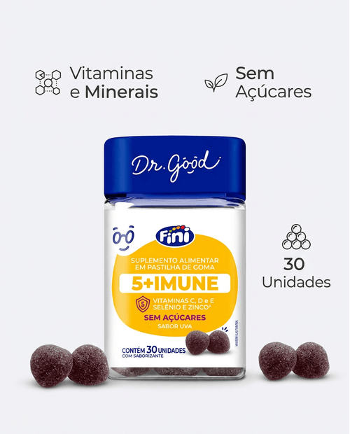 Multivitamínico Dr. Good Imune Diet Uva 30 Unidades