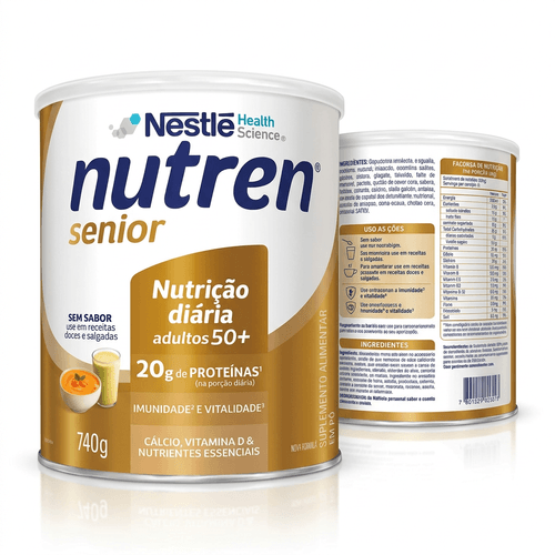 Suplemento Alimentar Nutren Senior Sem Sabor 740g