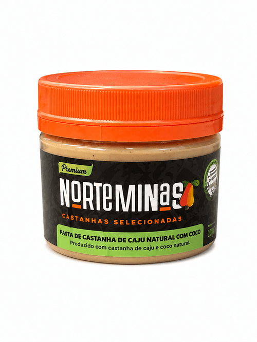 Pasta de Castanha de Caju Norteminas Natural 300g