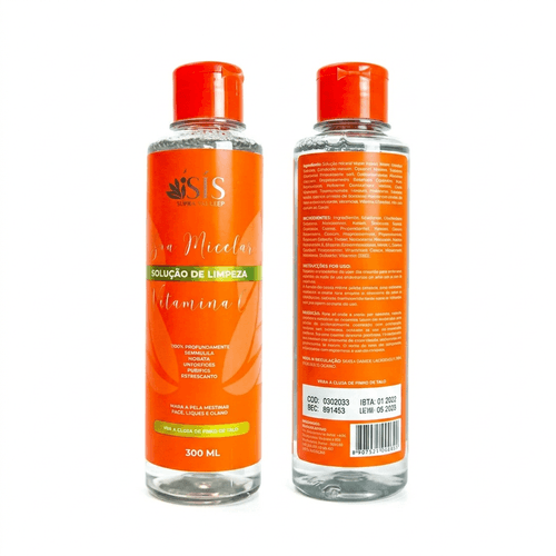 Água Micelar Alva Ísis com Vitamina C 300ml