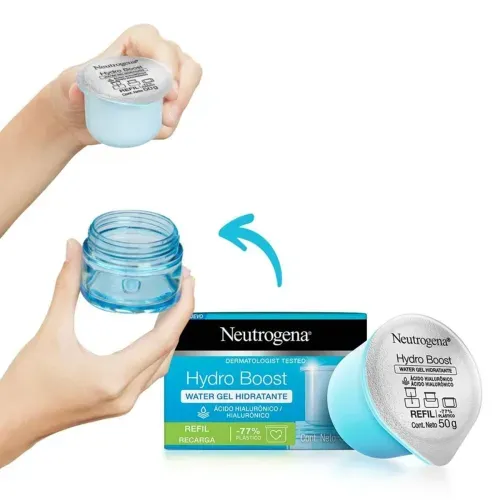Hidratante Facial em Gel Neutrogena Hydro Boost com Ácido Hialurônico Refil 50g
