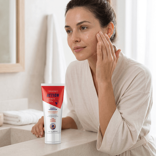 Sabonete Líquido em Gel Minancora Action com Melaleuca 80ml