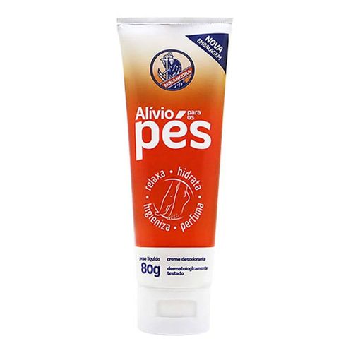Hidratante para os Pés em Creme Minancora Alívio para os Pés 80g