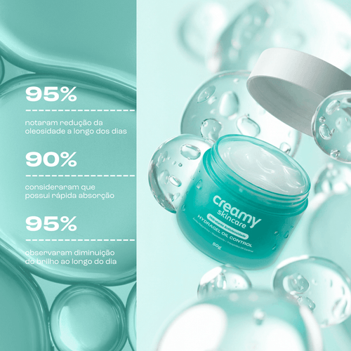 Hidratante Creamy Hydragel Oil Control 50g