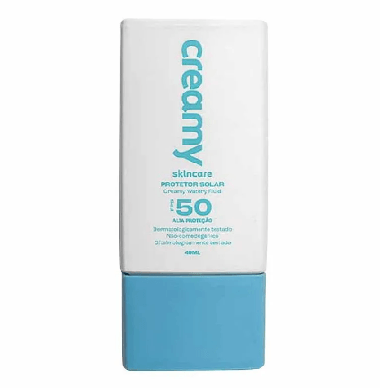 Protetor Solar Creamy Watery Fluid FPS50 40ml