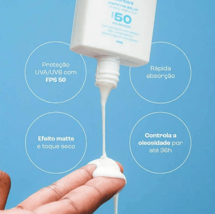 Protetor Solar Creamy Watery Fluid FPS50 40ml