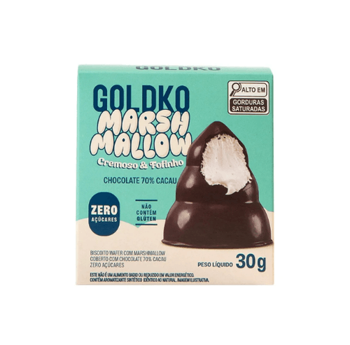 Chocolate Goldko 70% Cacau Musa Zero Açúcar 30g