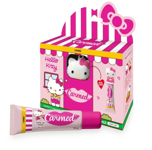 Hidratante Labial Carmed Hello Kitty com Torta de Maçã 10g