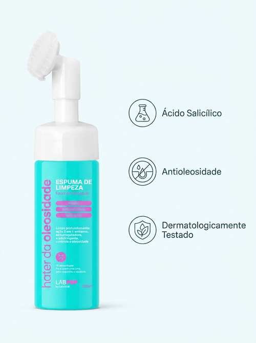 Espuma de Limpeza Labotrat LabPOP Hater da Oleosidade com Ácido Salicílico 130ml