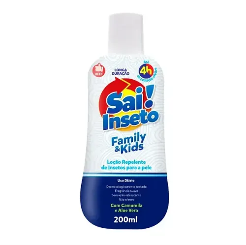 Repelente em Loção Nutriex Sai! Inseto Family com Camomila e Aloe Vera 200ml