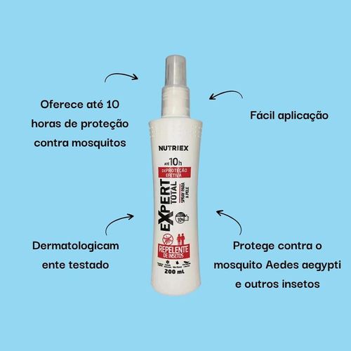 Repelente em Spray Nutriex Expert Total 200ml