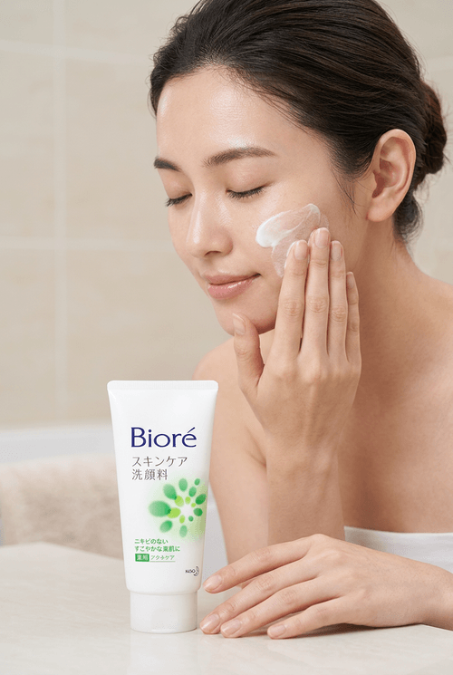 Sabonete Facial em Espuma Bioré Acne Care 130g