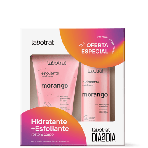 Kit Corporal Labotrat Dia a Dia Melancia com Rosa Mosqueta 150g e 190g