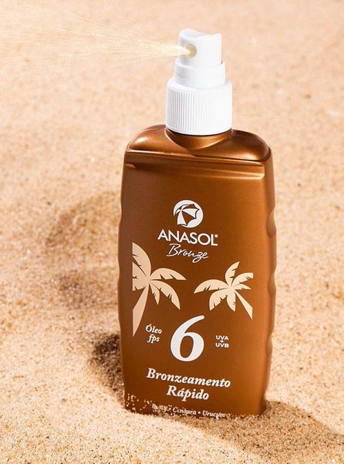 Óleo Bronzeador Anasol com Cenoura e Urucum FPS 6 125ml