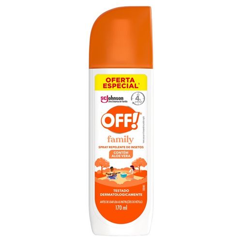 Repelente em Spray Off Family com Aloe Vera 170ml