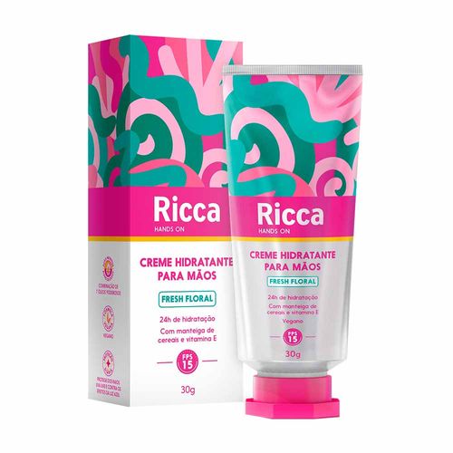 Hidratante para Mãos em Creme Ricca com FPS 15 e Vitamina E 30g