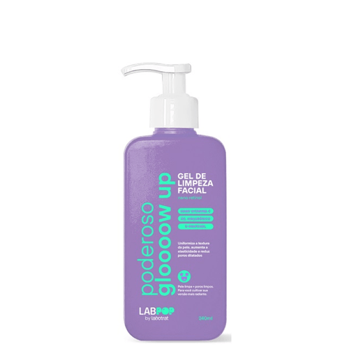 Gel de Limpeza Facial Labotrat Glow Up com Vitamina C e Retinol 240ml